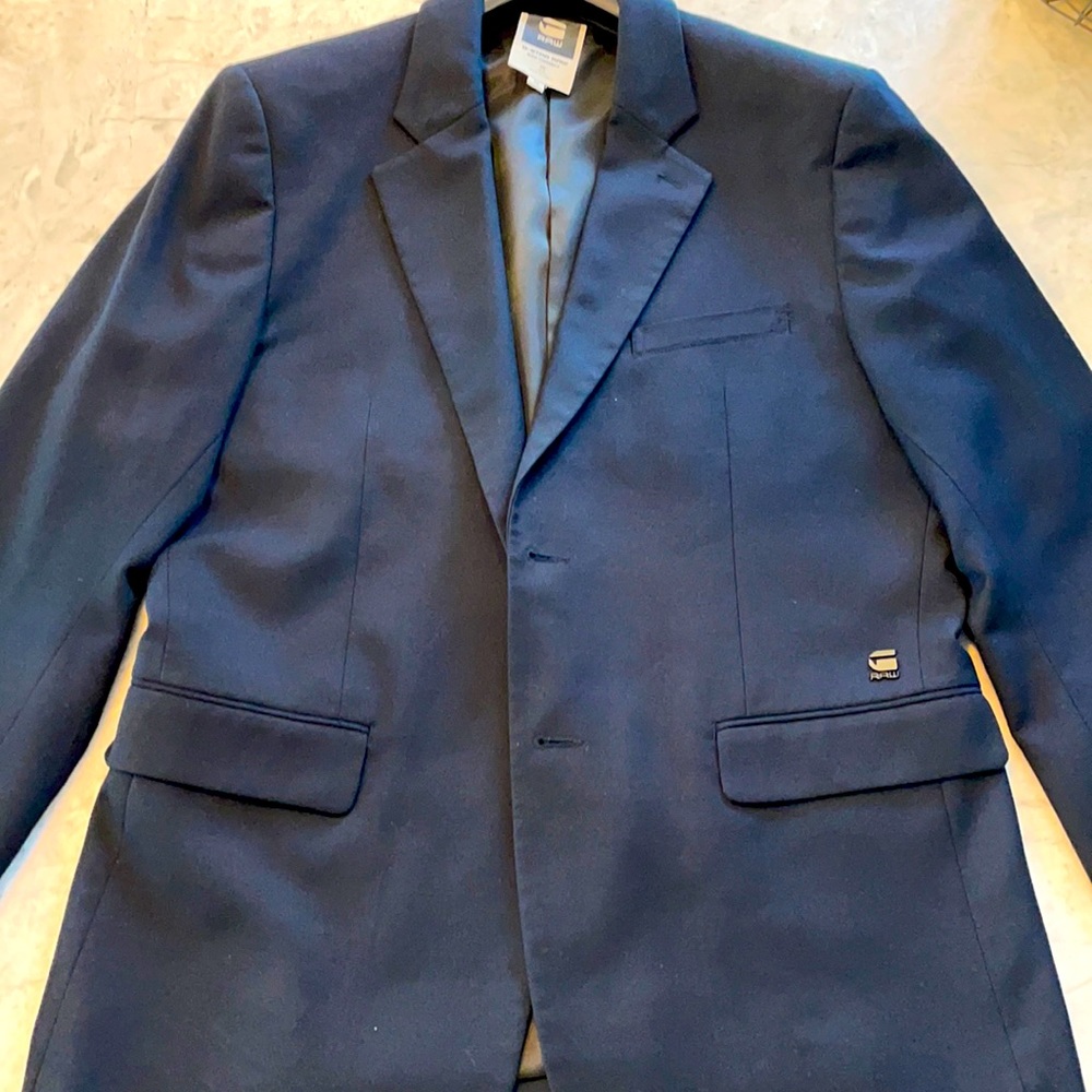 G star Blue Sport coat blazer